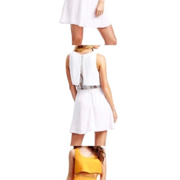 NWT Guess by Marciano Danika Yellow Dress - Picture 2 of 6